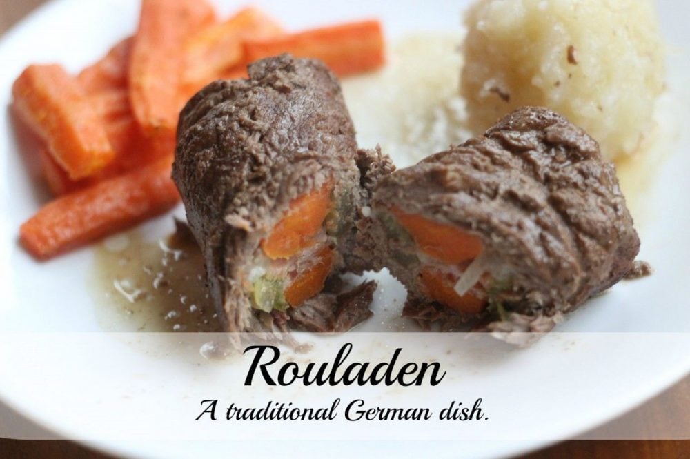 Rouladen a special, traditional, German dish Momcrieff