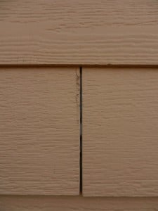 certainTeed siding starting to crumble at the edges