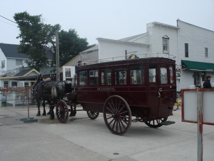 The Stage Coach to The Grand Hotel.