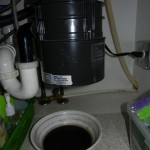 Garbage disposal dripping.  GROSS!!