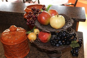 Mary's fruit vignette.  Perfect for fall. 