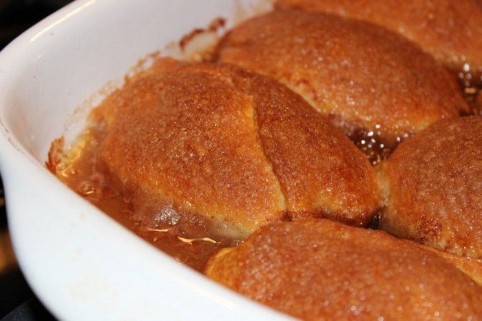 Baked Country Apple Dumplings.