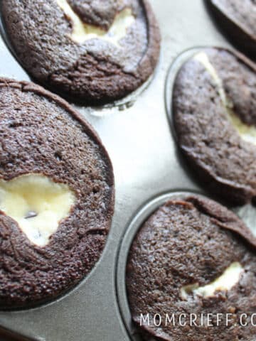 brown bottom cupcakes