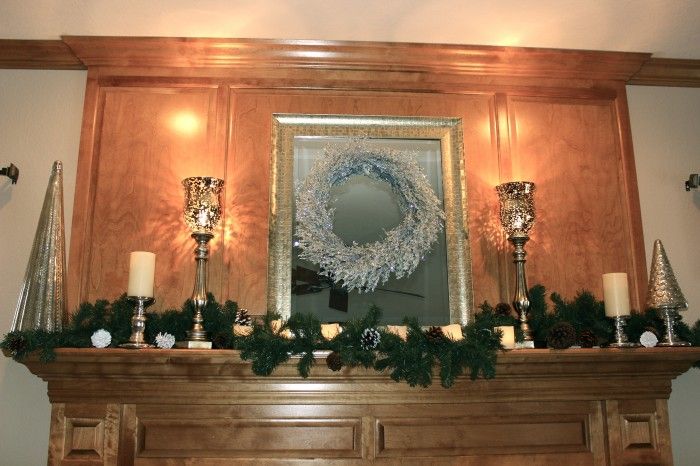 My Christmas mantle