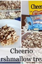 Cheerio marshmallow treat recipe