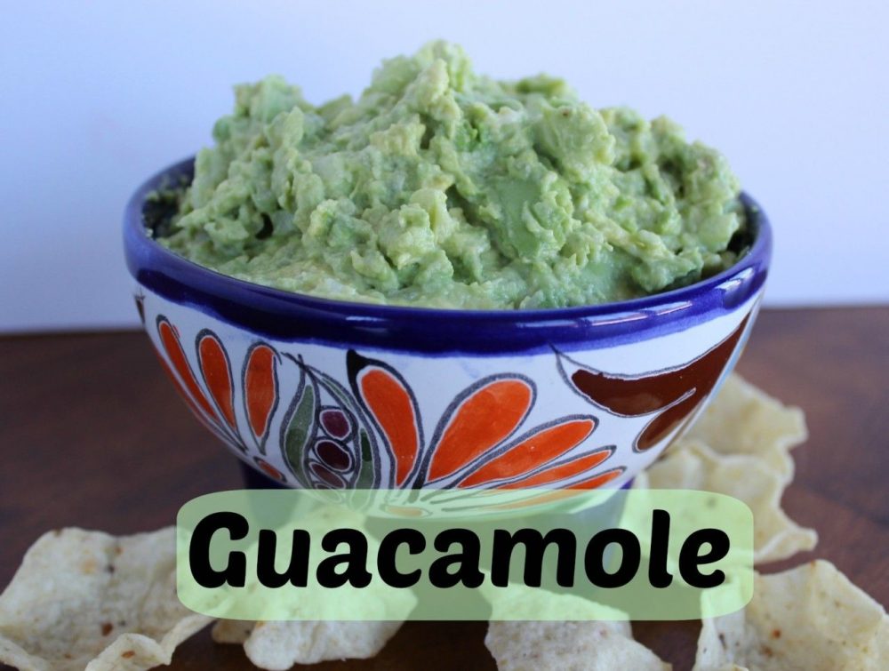 Guacamole easy from scratch recipe! Momcrieff