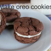 home made oreo cookies