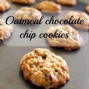 oatmeal chocolate chip cookies