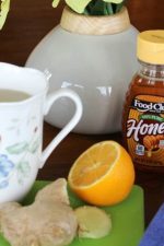 ginger lemon tea with honey