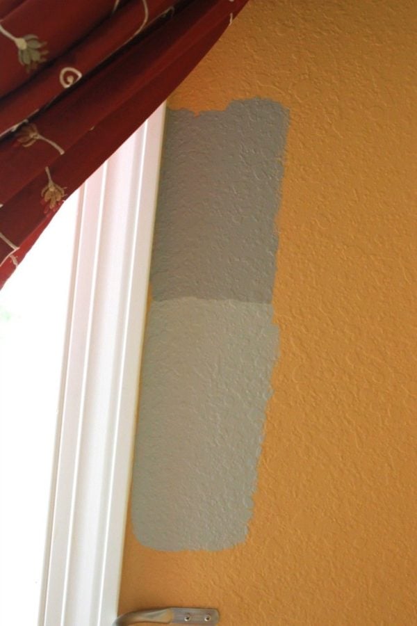 Gray paint samples