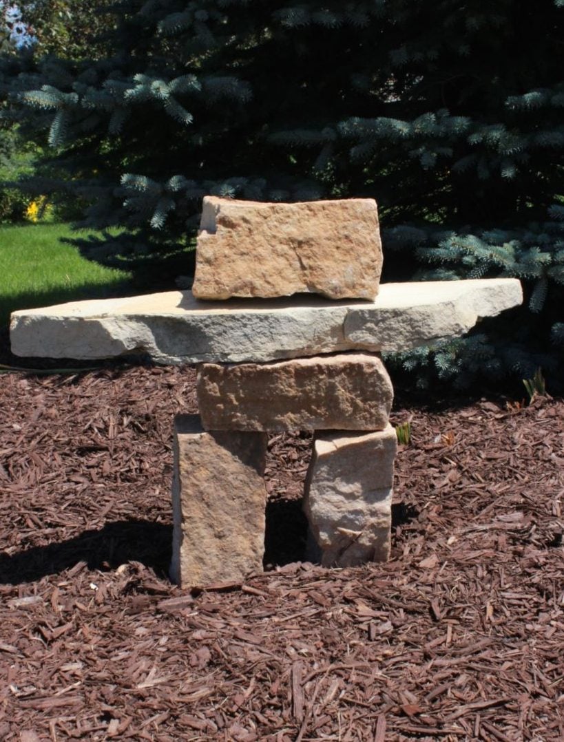 Inuksuk - landscape feature made of stacked rocks