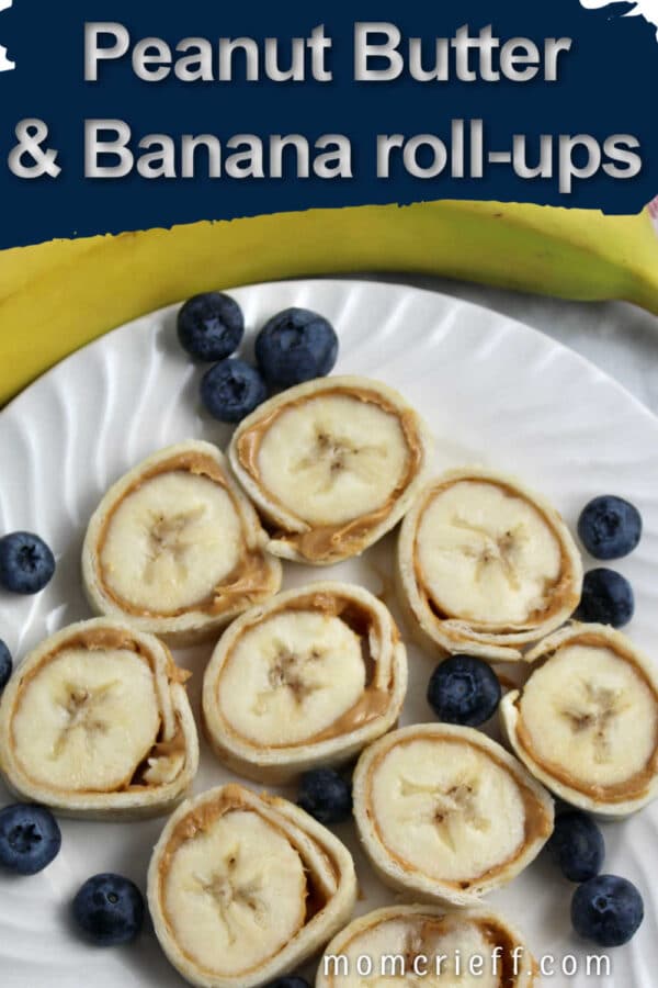 peanut butter and banana roll ups