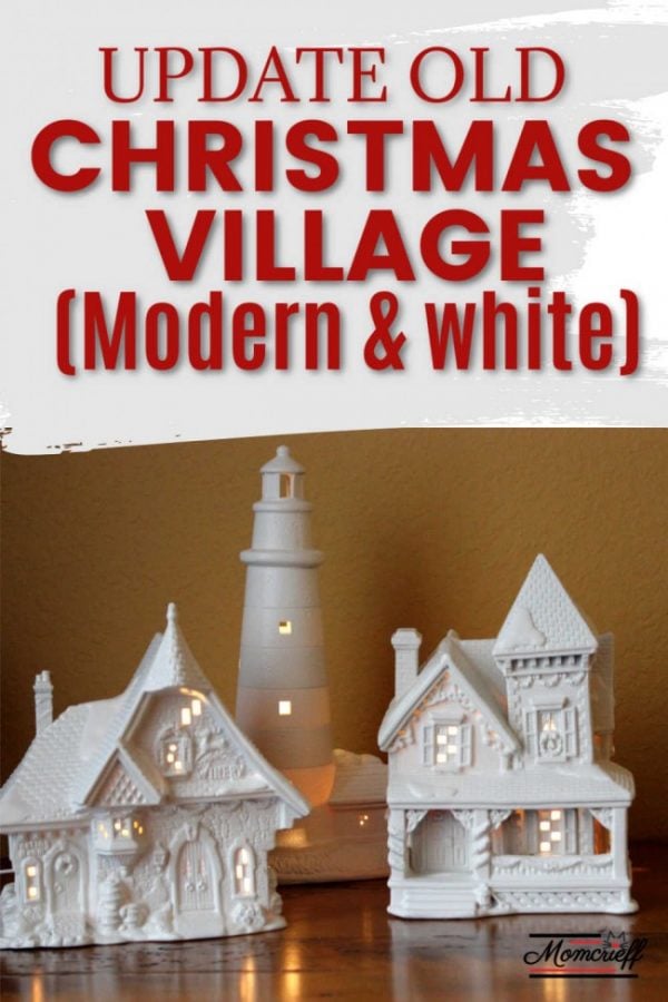 White christmas village