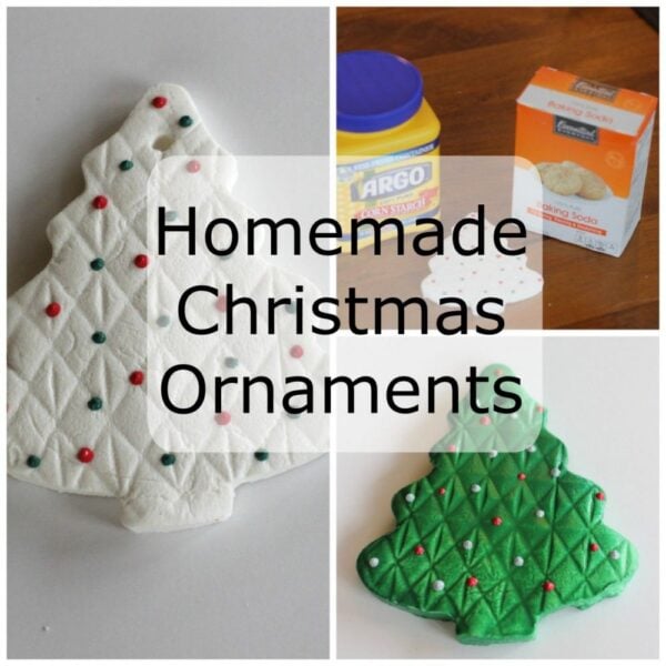 homemade Christmas ornaments