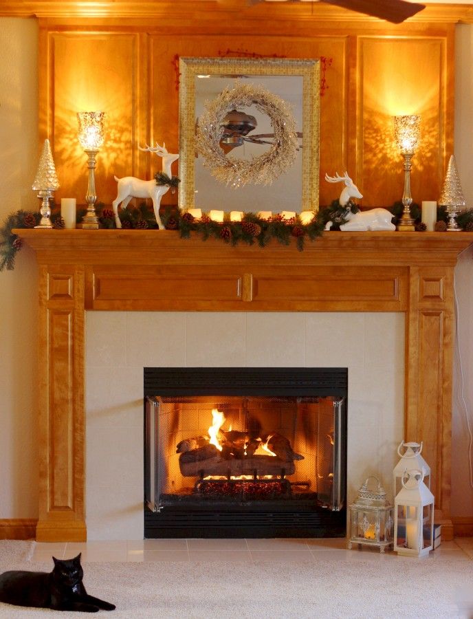 Christmas mantle