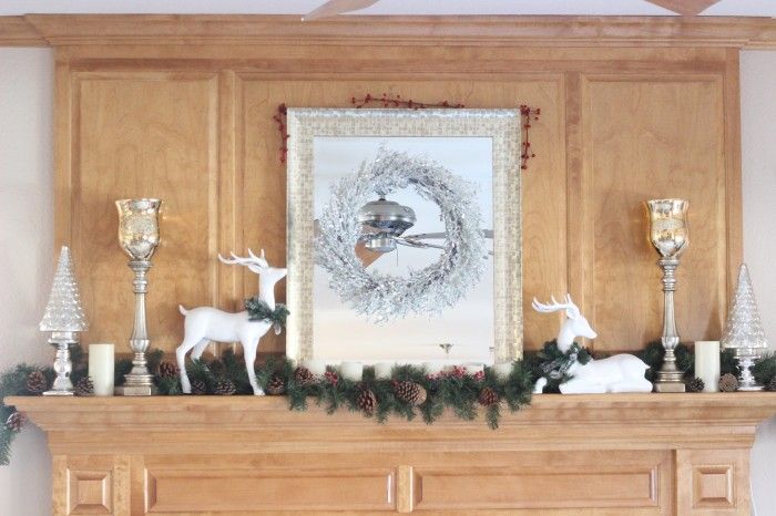 Christmas mantle