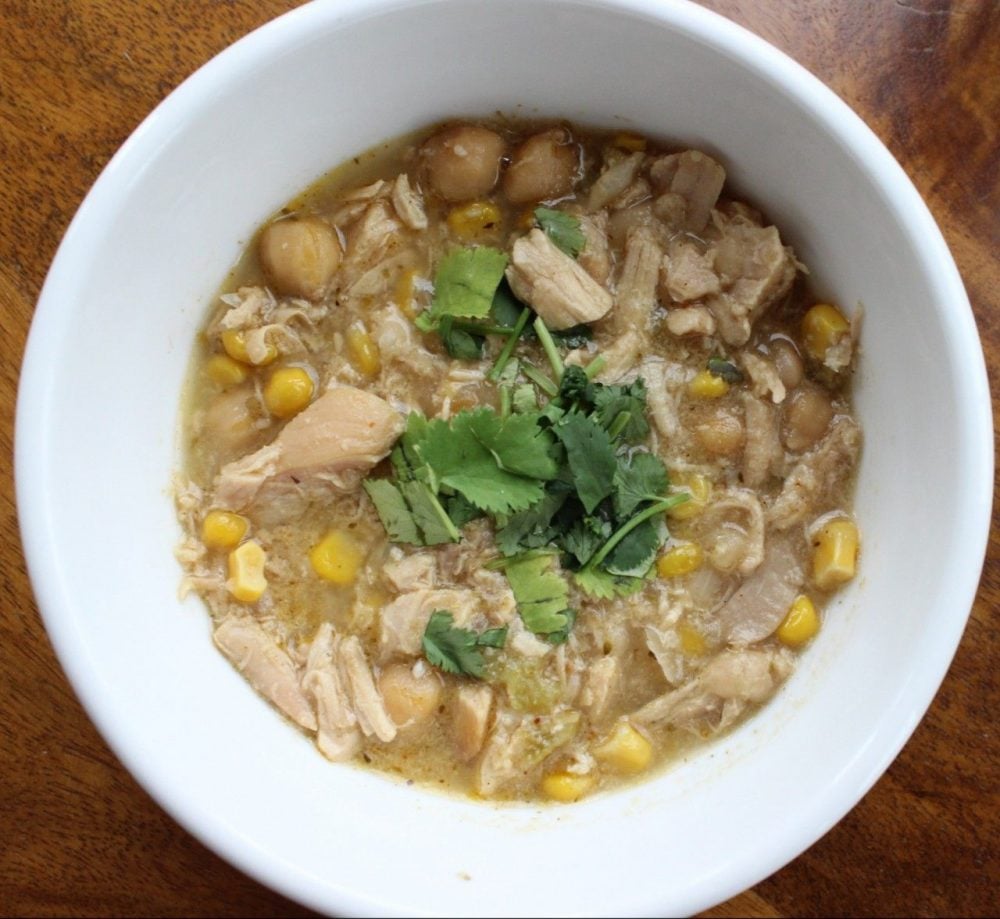 White chicken chili