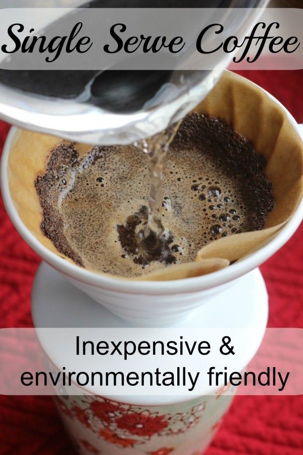 Single serve coffee Inexpensive & environmentally friendly! Momcrieff