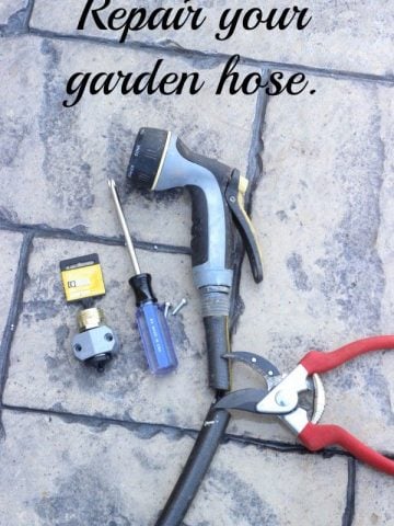 Repair your garden hose. Five minutes and less than $7.00!