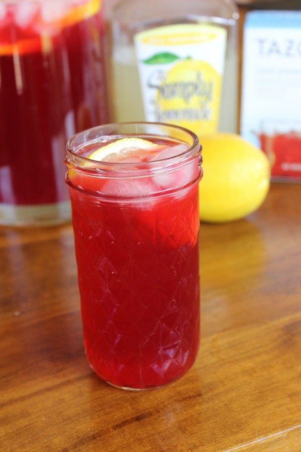 Passion Fruit and Lemonade Iced Tea.