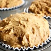 Two ingredient pumpkin spice muffins