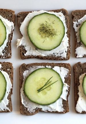 Cucumber Sandwich Appetizers (and tea sandwiches) - Momcrieff