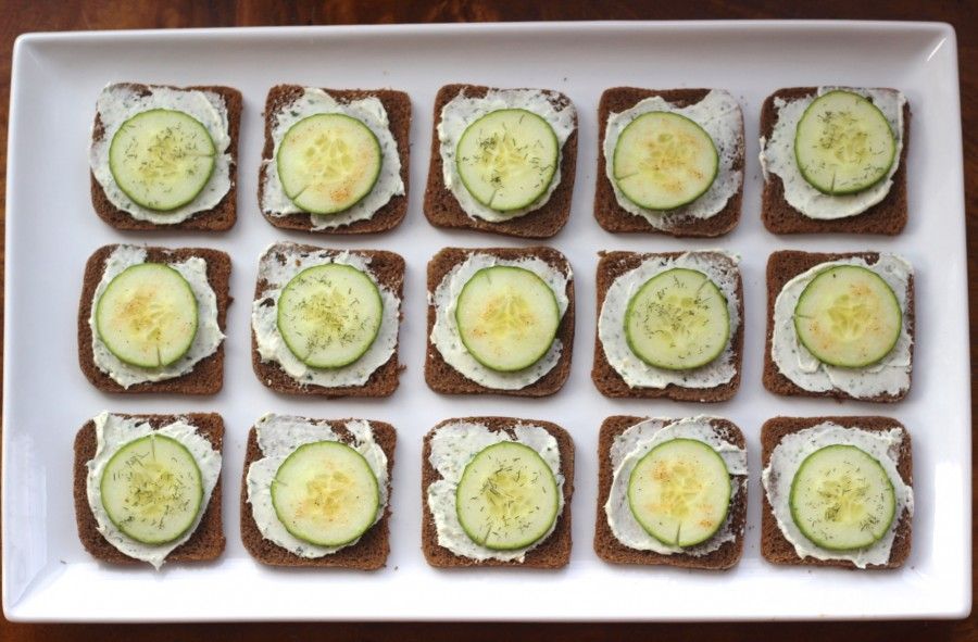 cucumber sandwich appetizer