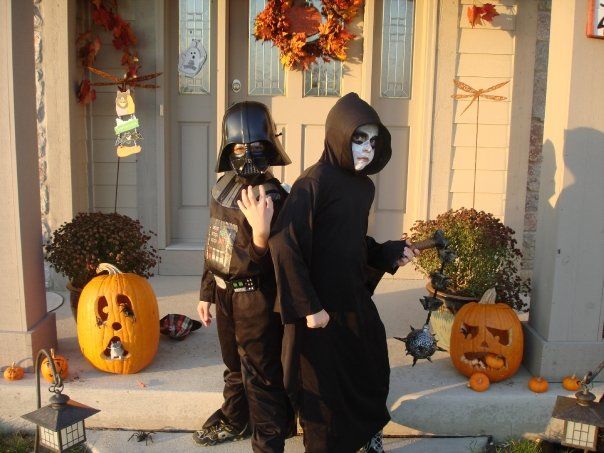 porch and pumpkin