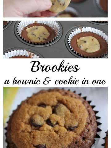 Brookies - A combination of brownie and cookie. The best chocolate fix ever!