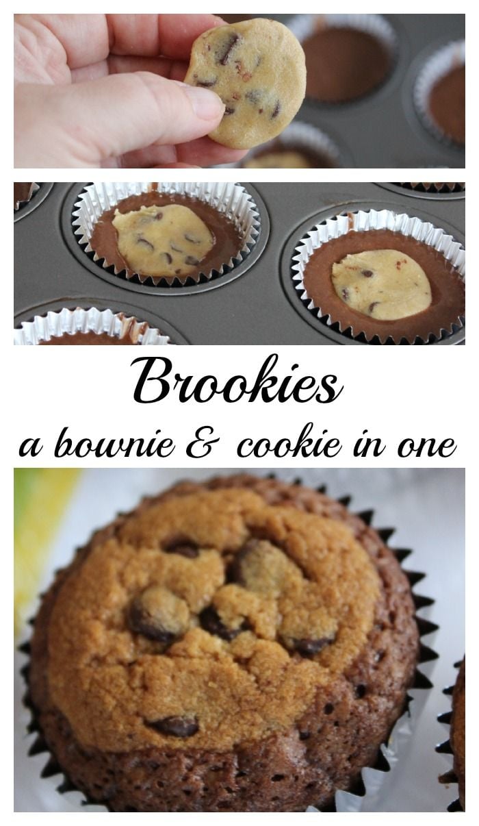 Brookies - A combination of brownie and cookie. The best chocolate fix ever!