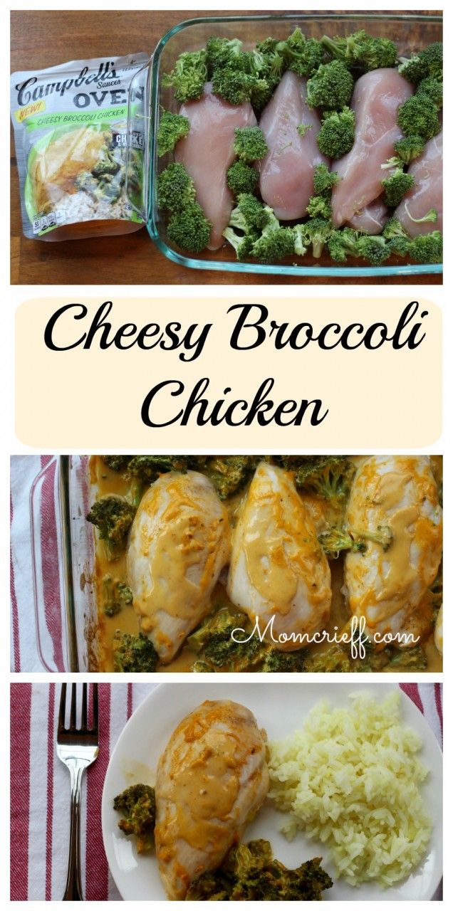 Easiest Cheesy Broccoli Chicken EVER! - Momcrieff