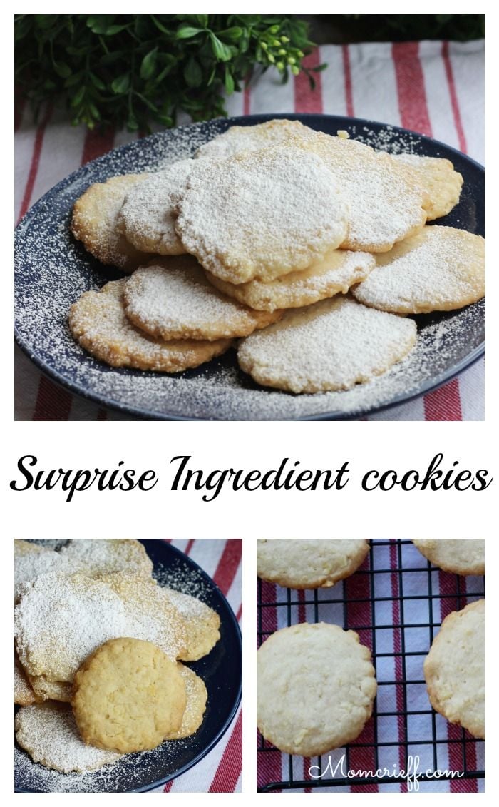 Surprise ingredient cookies