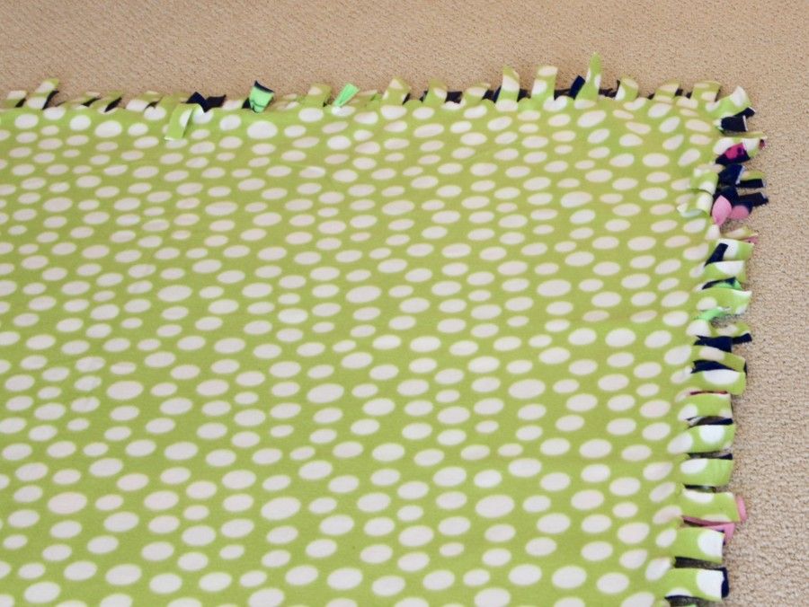 no sew fleece blanket