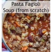 pasta fagioli soup