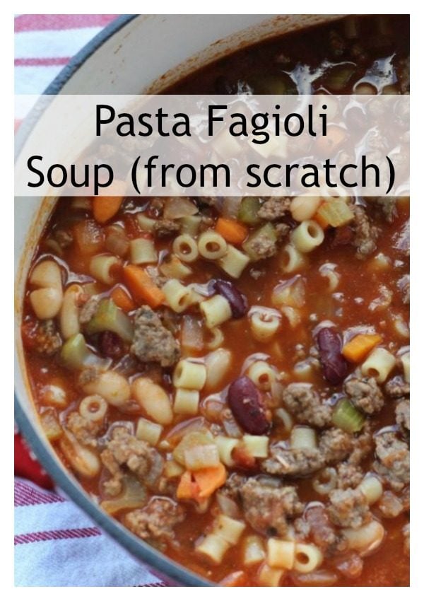 Easy Pasta Fagioli Soup. Flavorful and Hearty! - Momcrieff