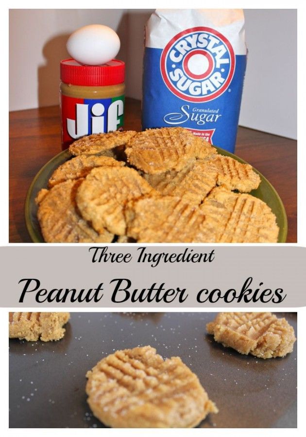 Three Ingredient Peanut Butter Cookies - one of my Top 10 Recipes