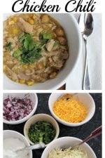 White Chicken Chili. A flavorful, hearty chili. Perfect as a meal!