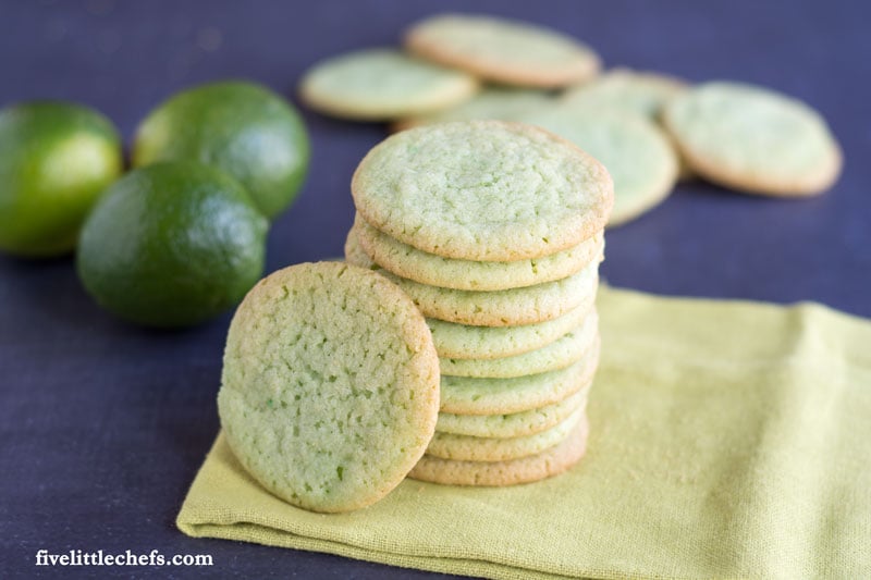 St. Patrick's Day Lime Sugar Cookies