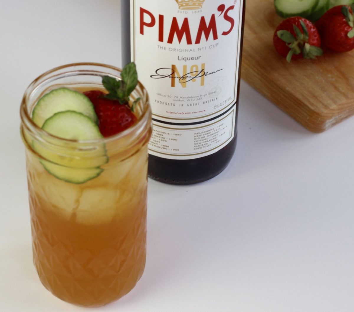 Pimm's, an adult beverage