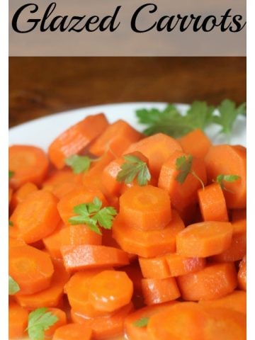 Glazed carrots. A delicious side dish.