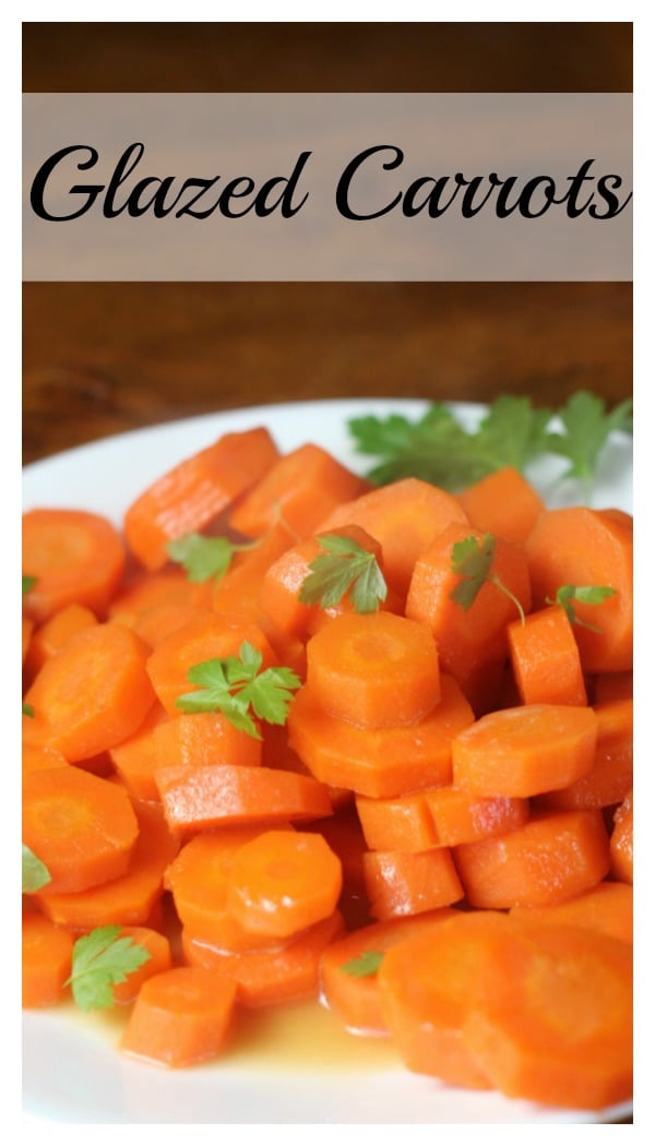 Glazed carrots. A delicious side dish.