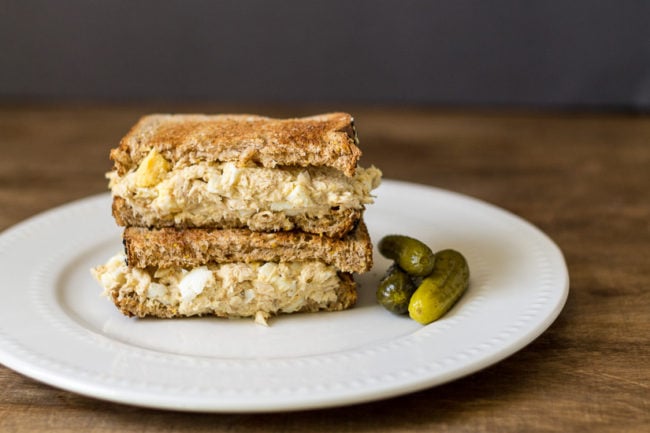 Tuna Egg Salad Sandwich