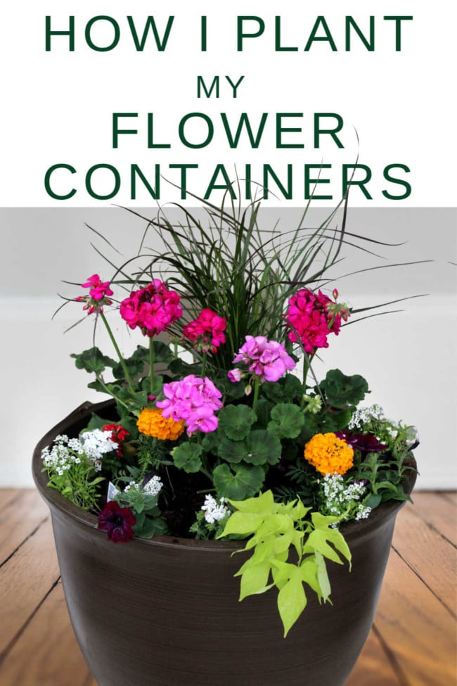 How To Plant A Front Door Flower, How To Do Your Own Container Gardens