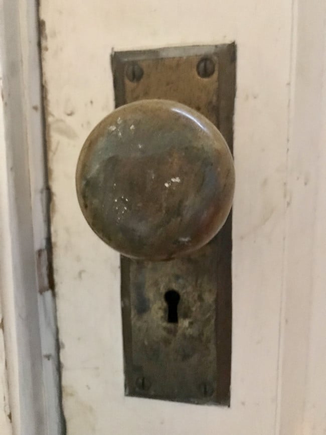 Moved into this old house, I want to be able to lock my bedroom door. Can I  just buy a skeleton key to use for this keyhole? Or should I buy new