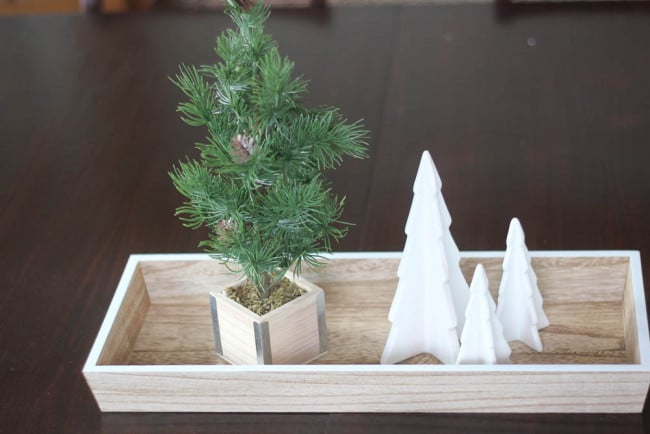 Cute inexpensive Christmas Tray