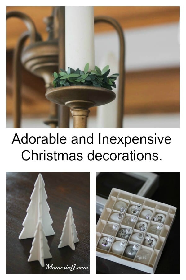 Inexpensive Christmas decorations