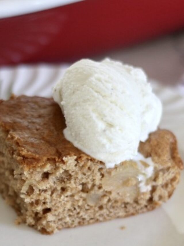 Easy Apple Cake Three Ingredient Story Momcrieff