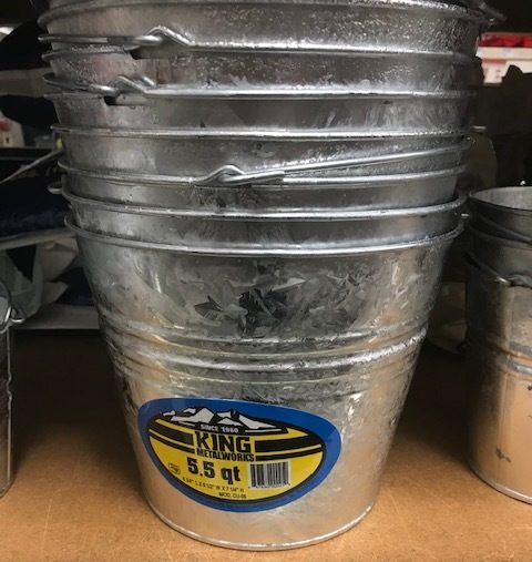 galvanized steel pail