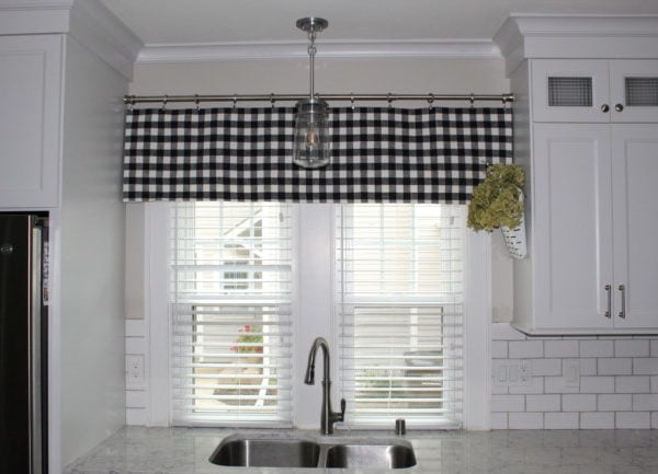 buffalo curtain valance