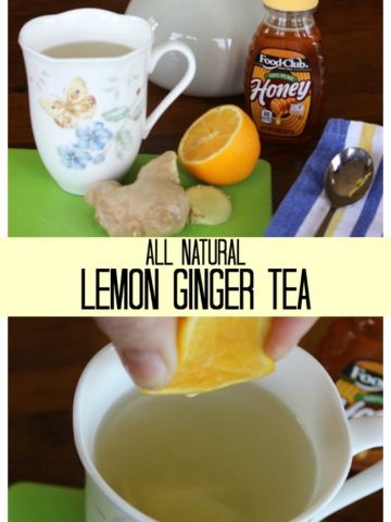 lemon ginger tea ingredients.